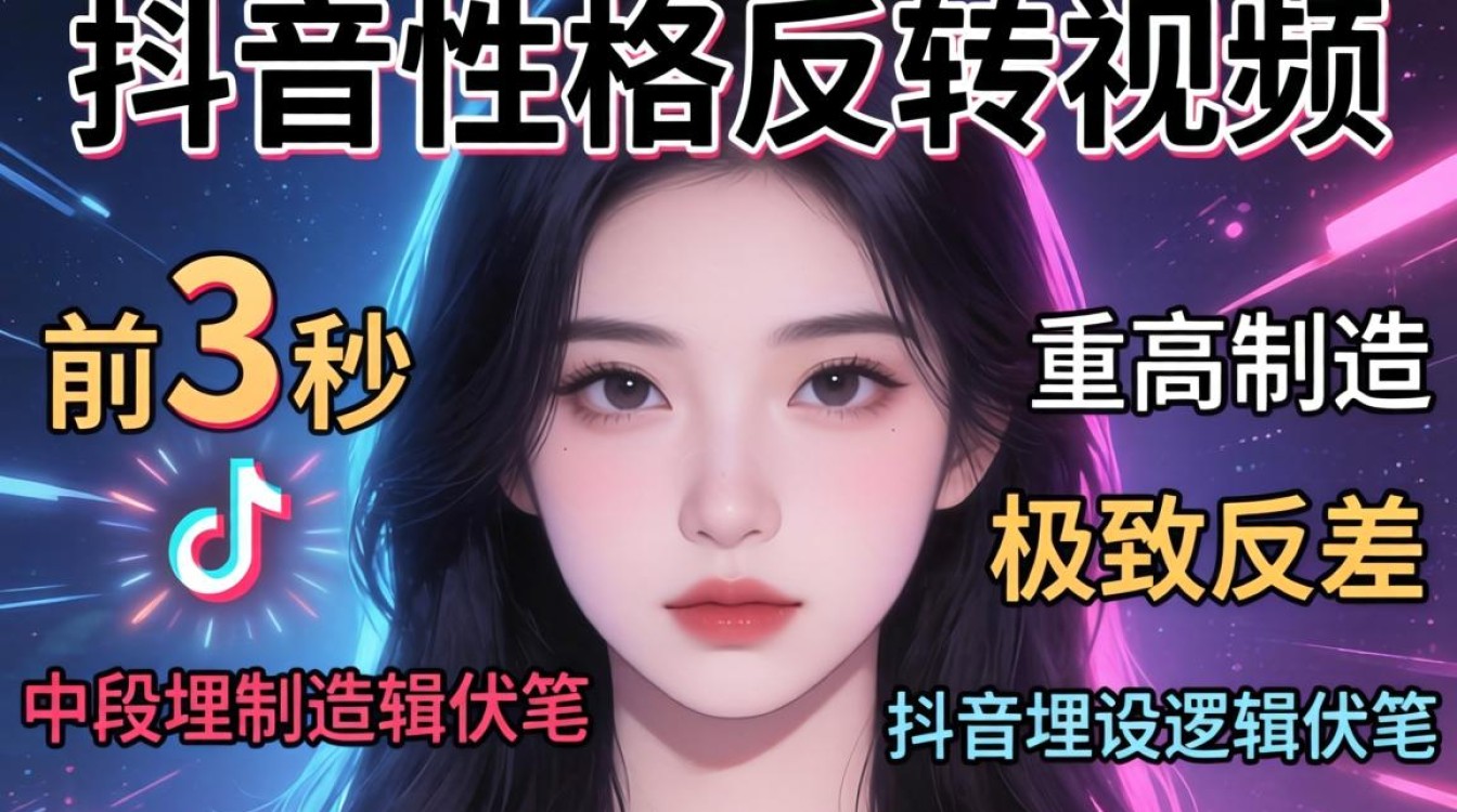 抖音性格大反转怎么拍的