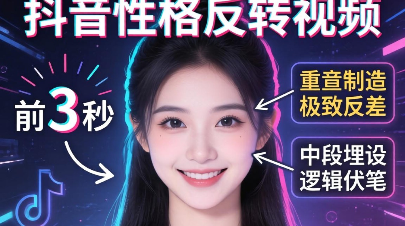 抖音性格大反转怎么拍的