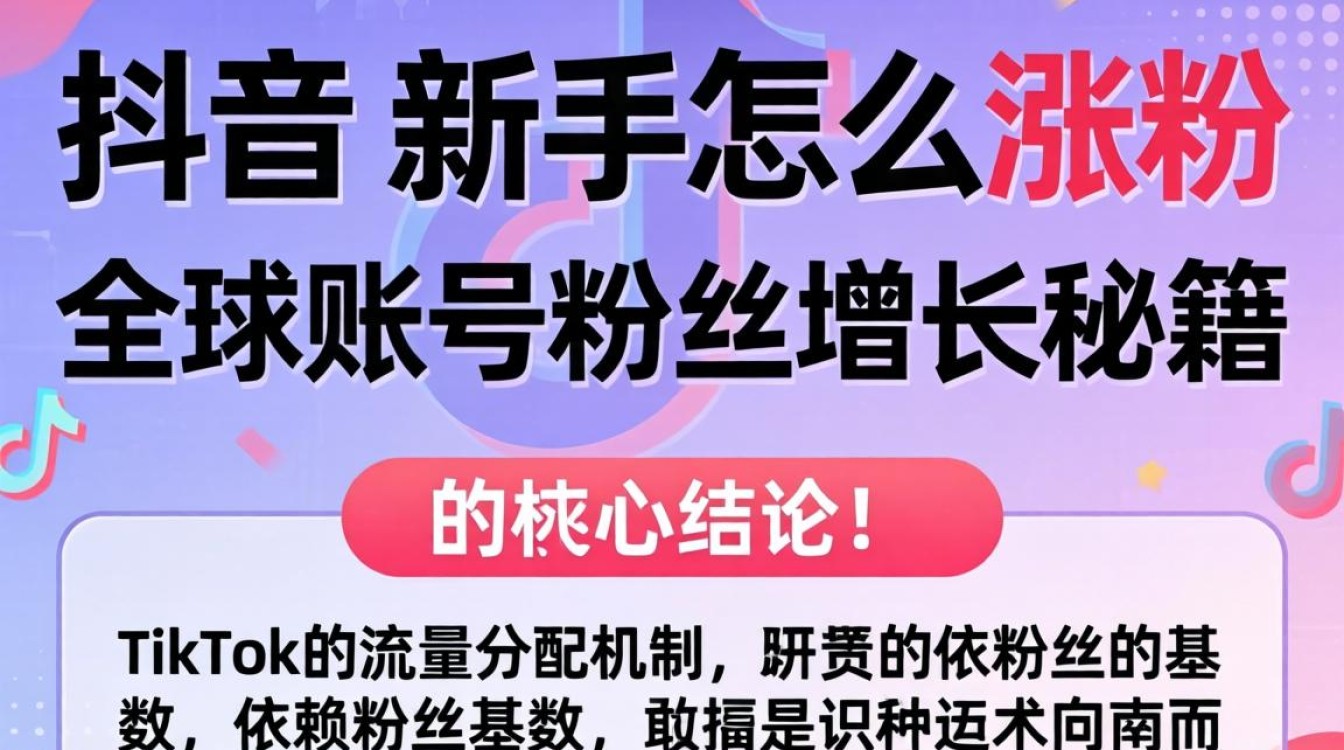 TikTok 新手怎么涨粉