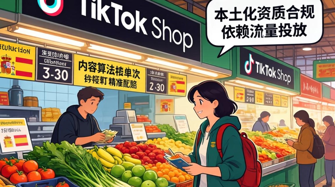 西班牙TikTok怎么开店铺