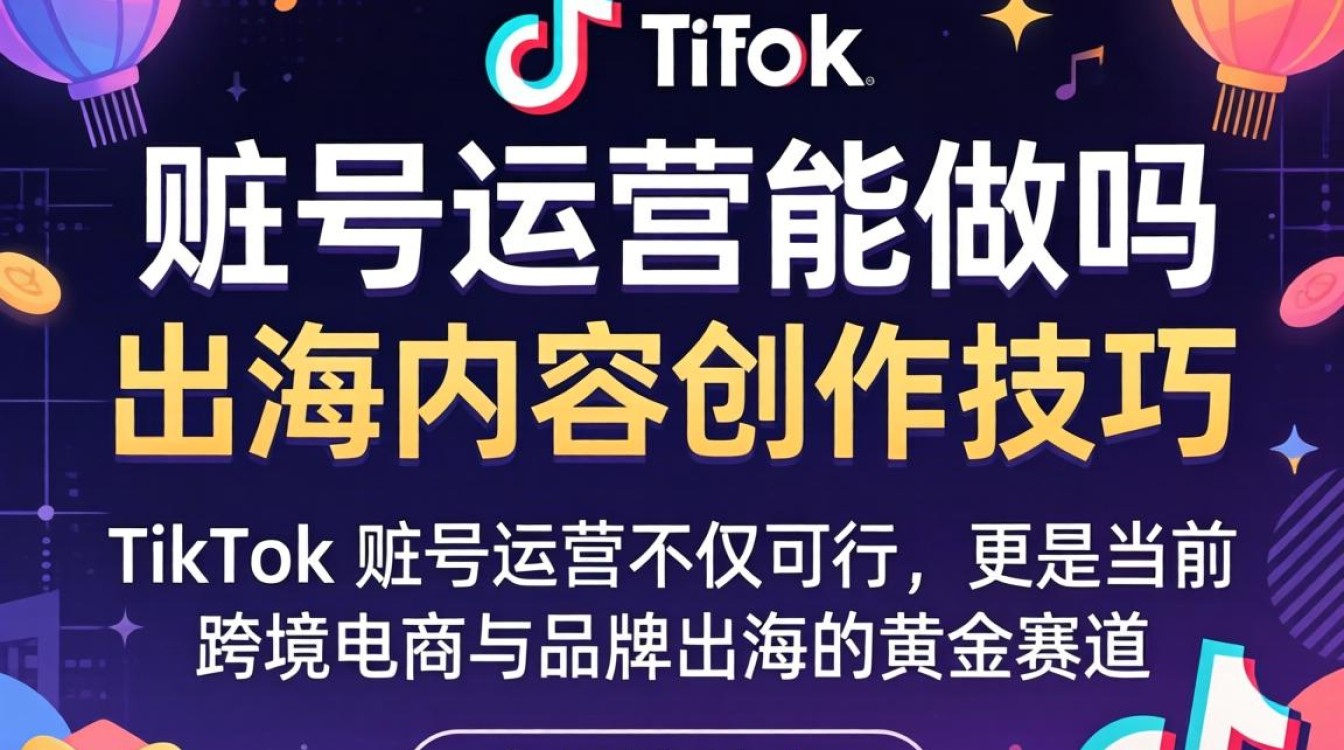 TikTok 账号运营能做吗