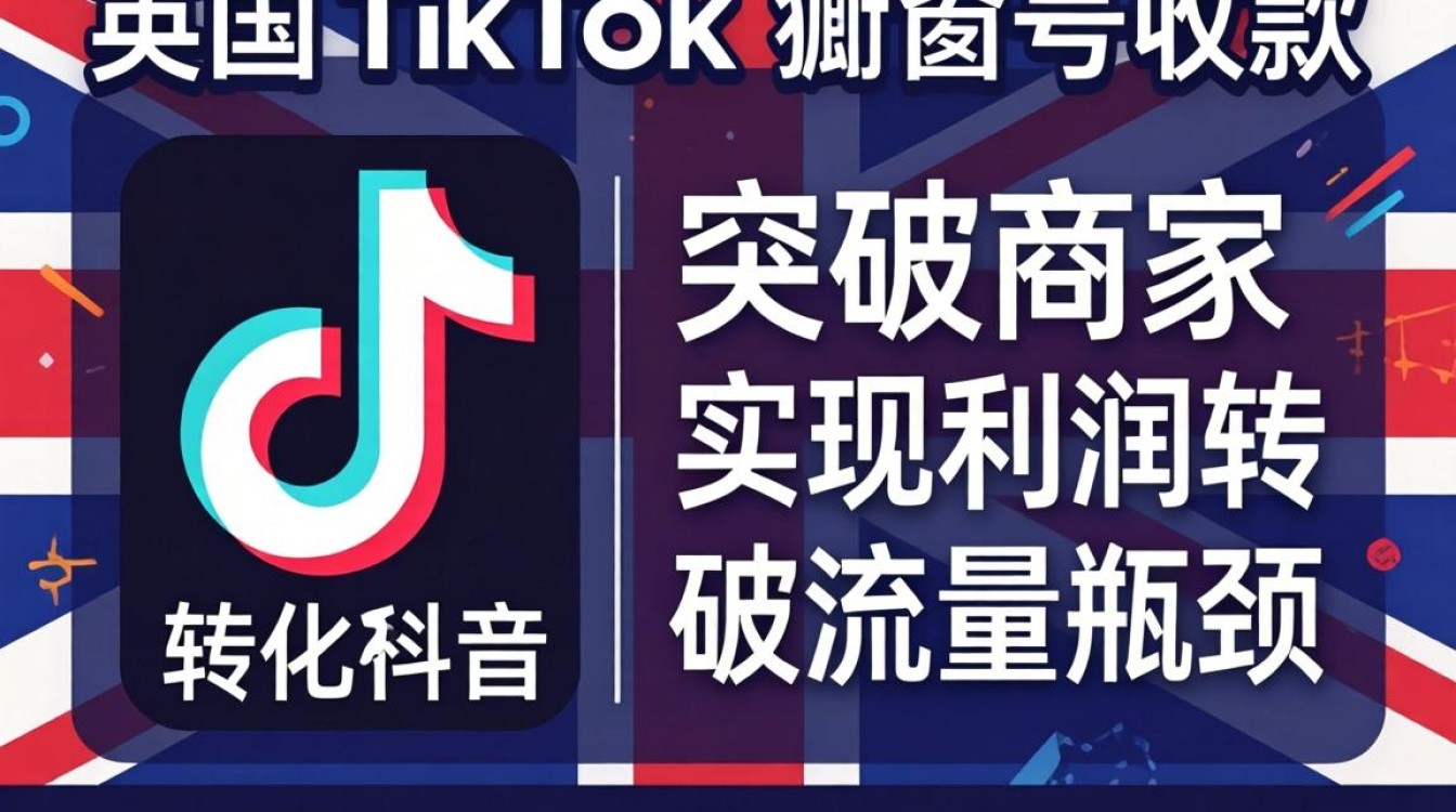 商品推广英国TikTok橱窗号收款难