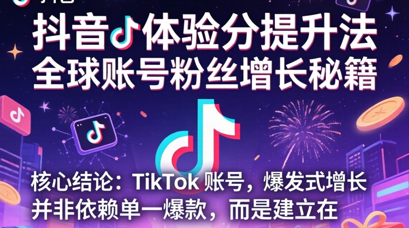 TikTok 体验分提升法全球账号粉丝增长秘籍