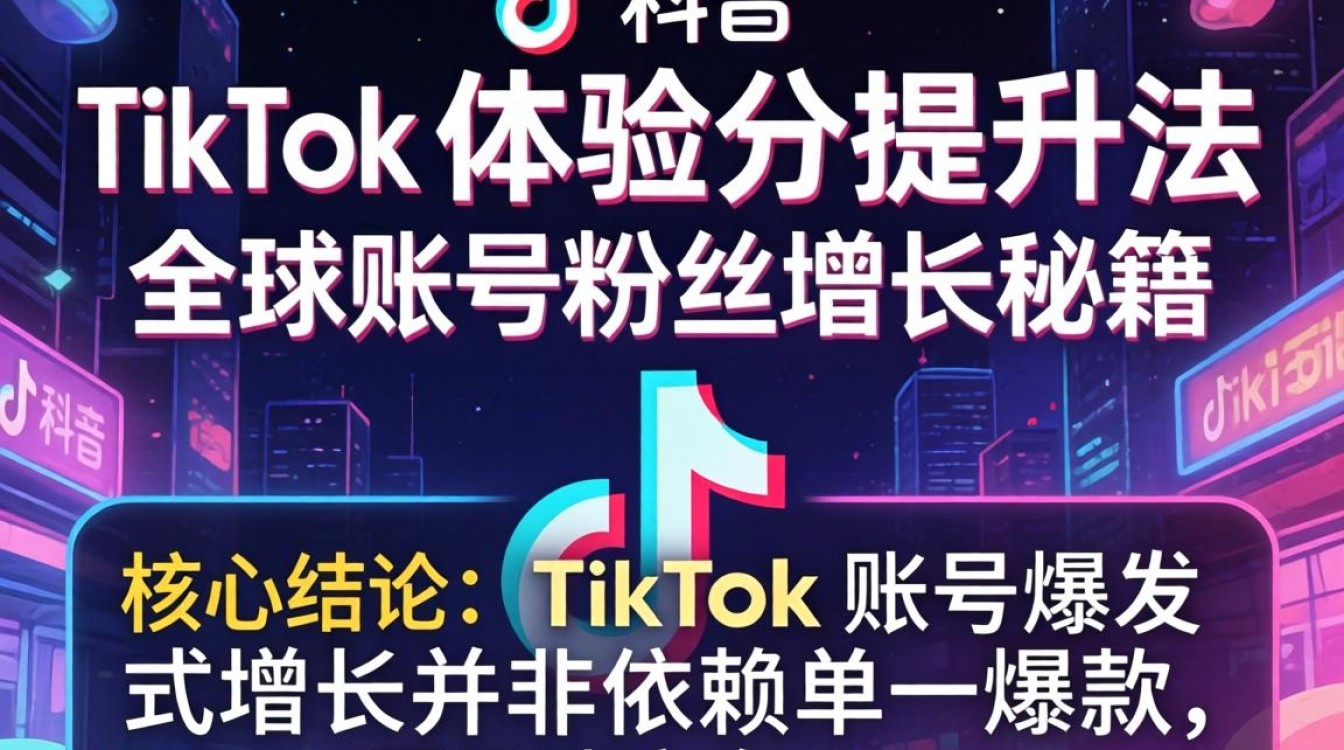 TikTok 体验分提升法全球账号粉丝增长秘籍