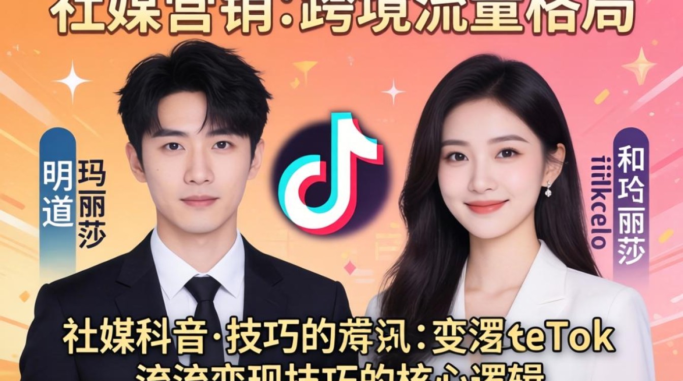 社媒营销明道玛丽莎 TikTok 引流变现技巧