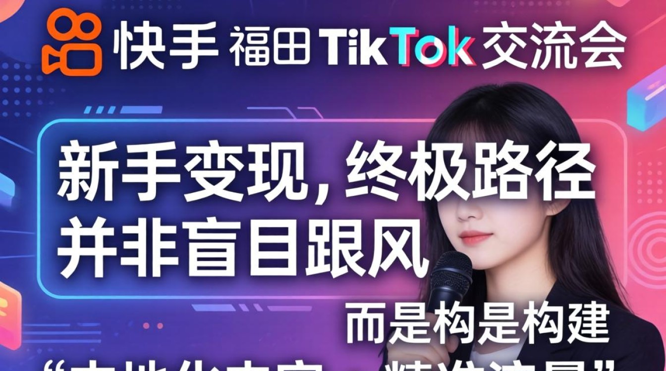 快手福田 TikTok 交流会新手必看