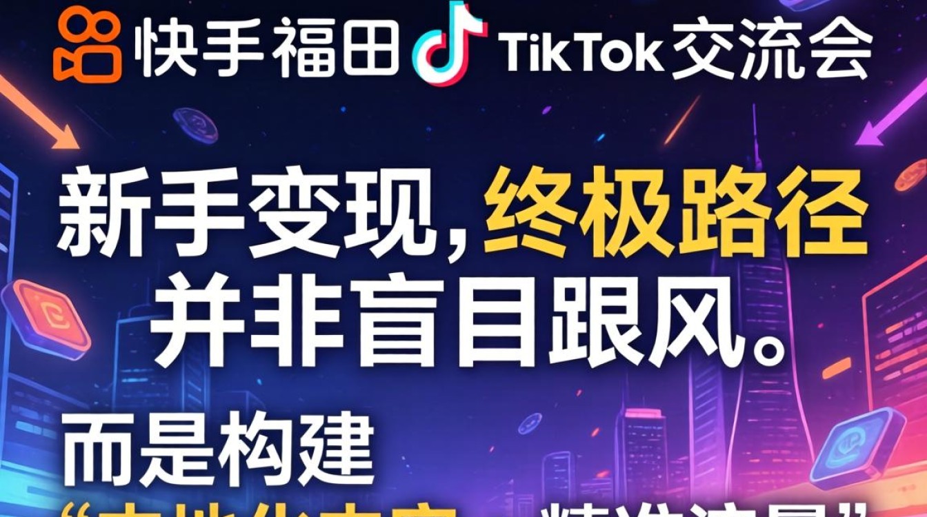 快手福田 TikTok 交流会新手必看
