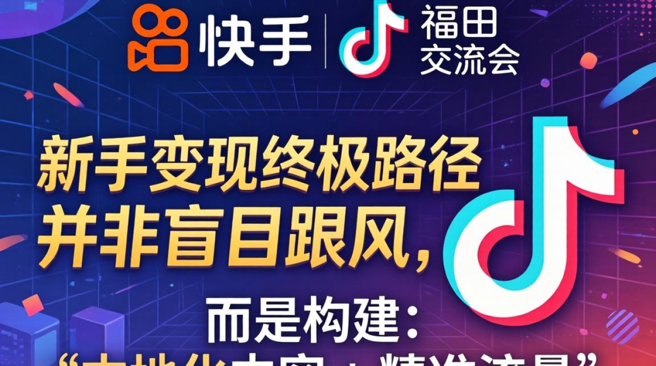 快手福田 TikTok 交流会新手必看