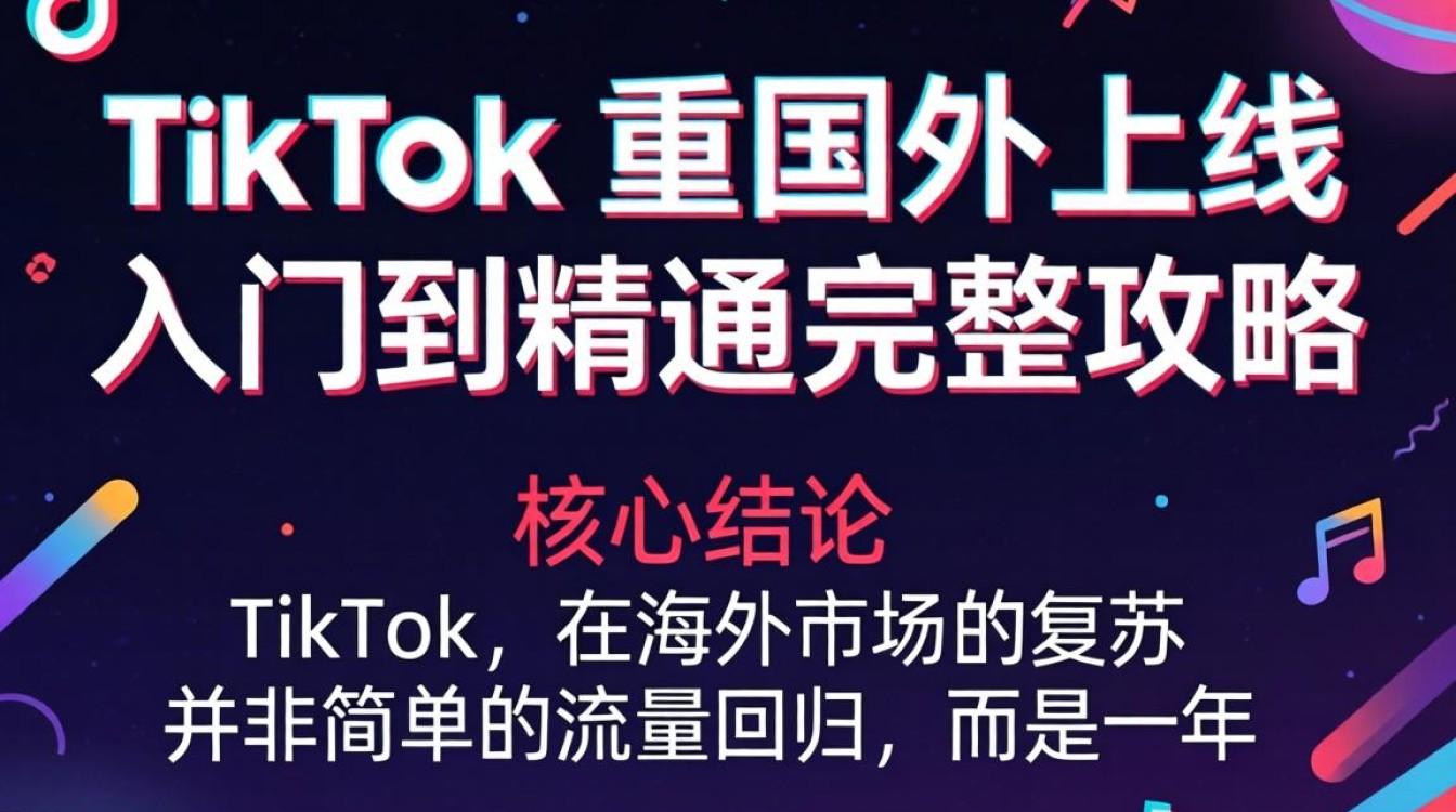 TikTok 重新在国外上线从入门到精通完整攻略