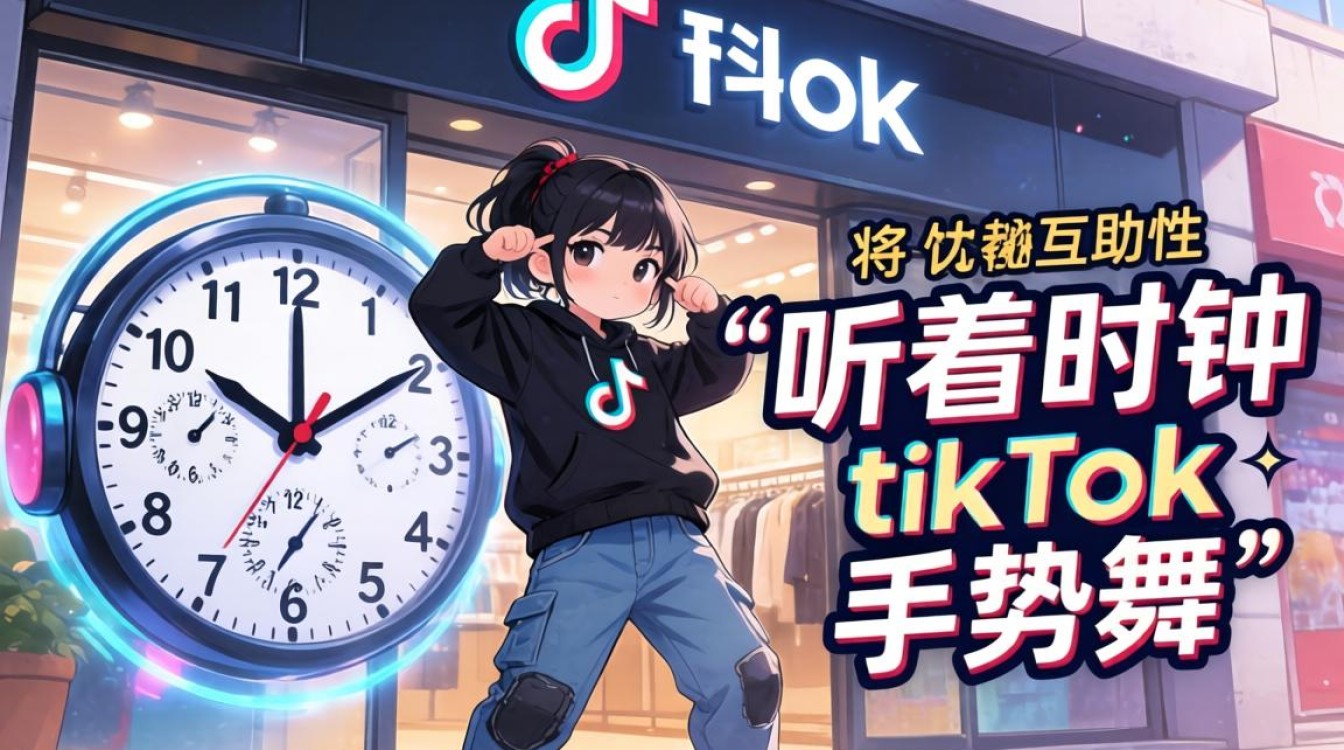 店铺优化听着时针 tiktok 手势舞提升权重排名