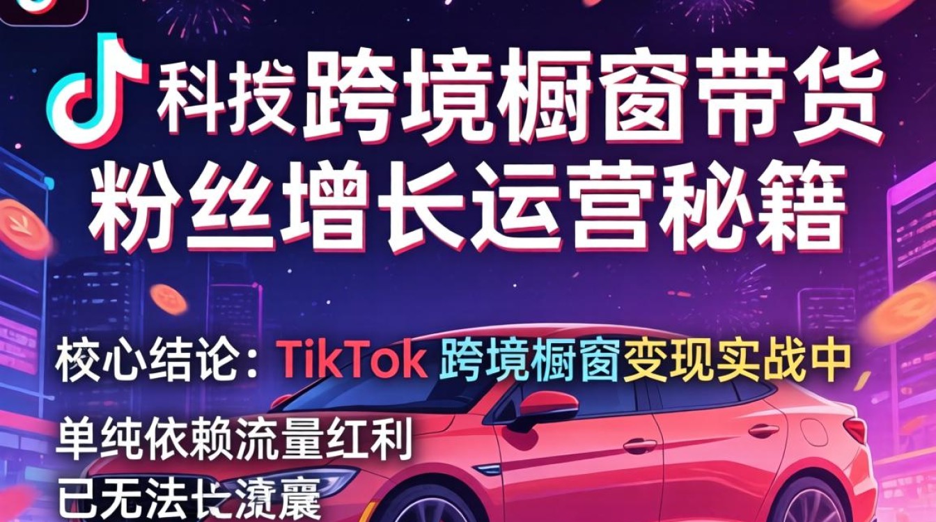 TikTok 跨境橱窗带货粉丝增长运营秘籍