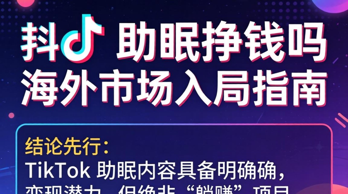 TikTok 助眠怎么赚钱