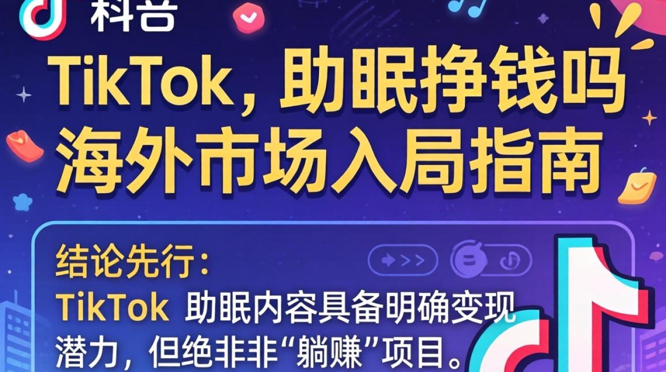 TikTok 助眠怎么赚钱
