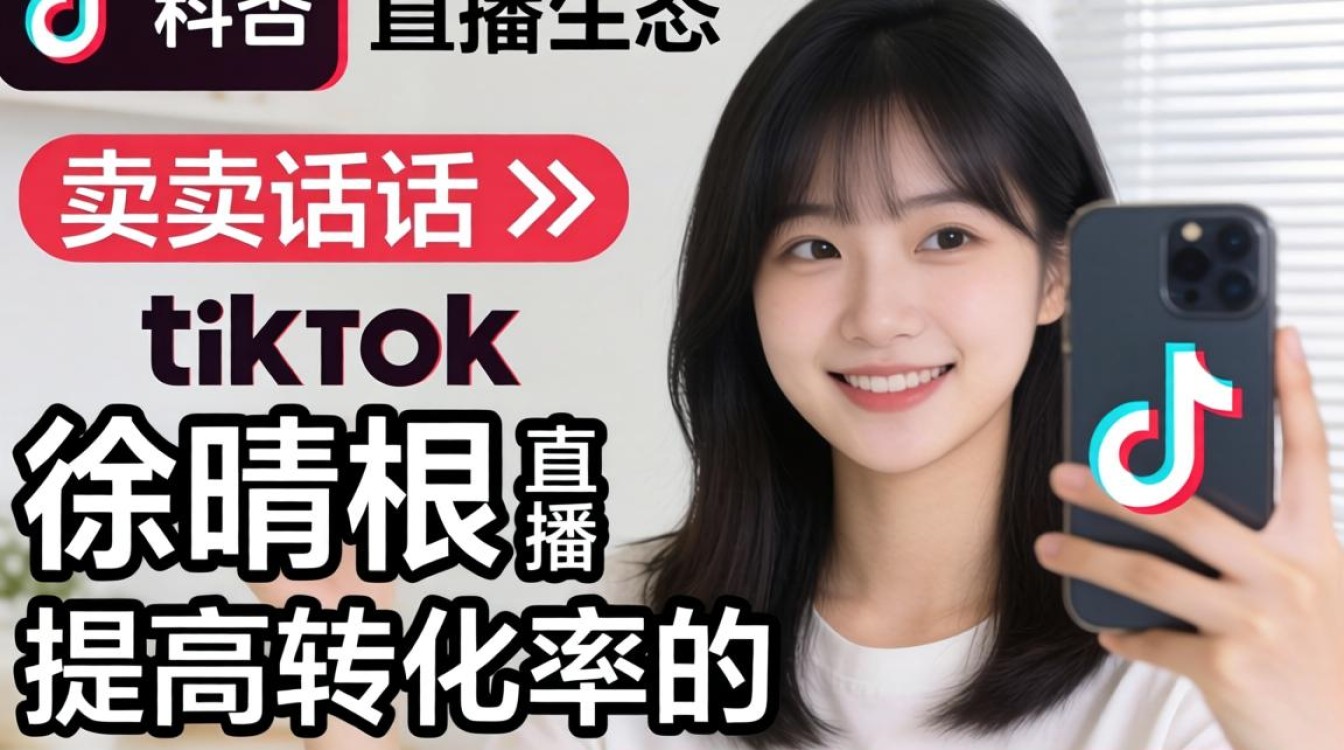 带货话术徐晴根tiktok直播提高转化率