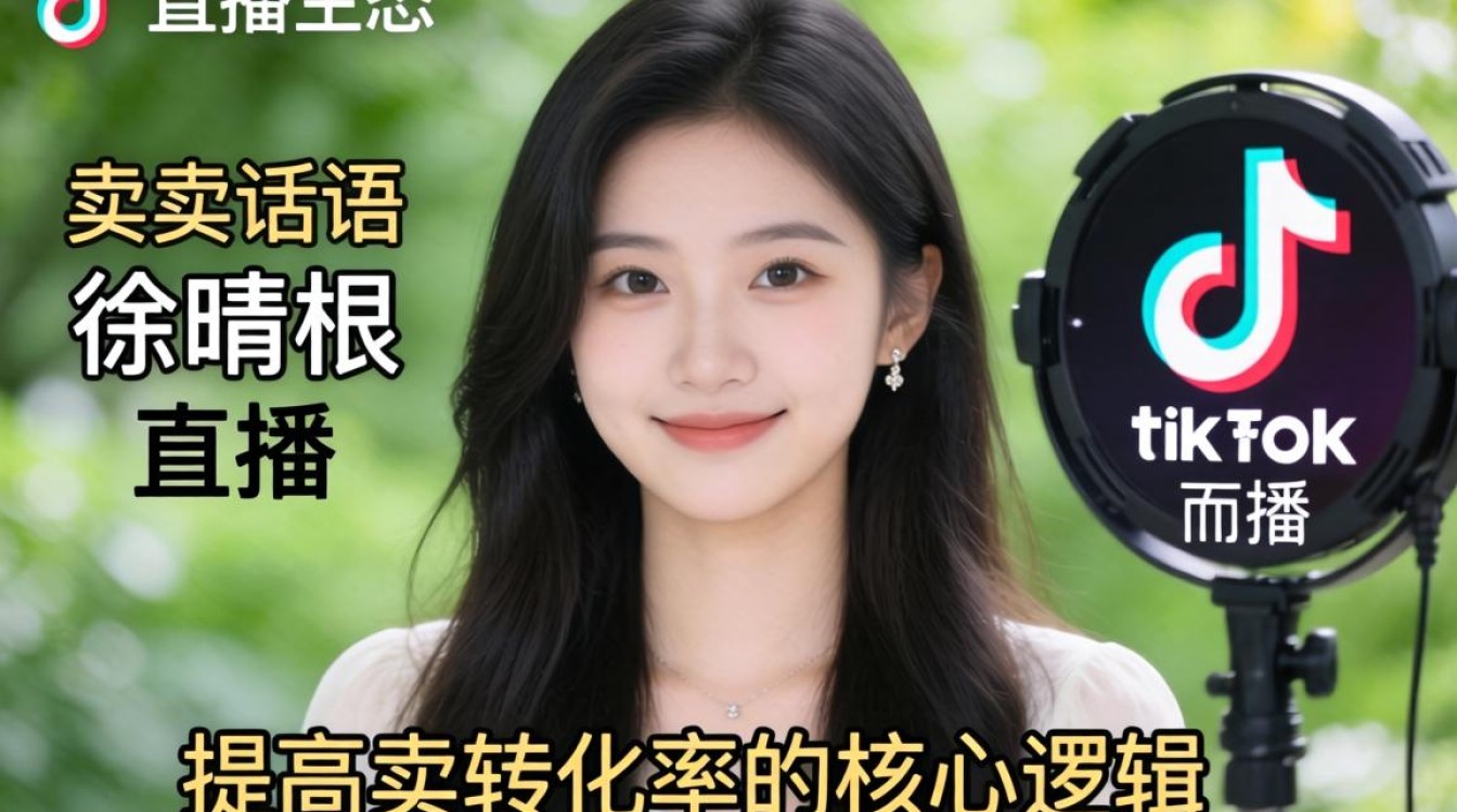 带货话术徐晴根tiktok直播提高转化率