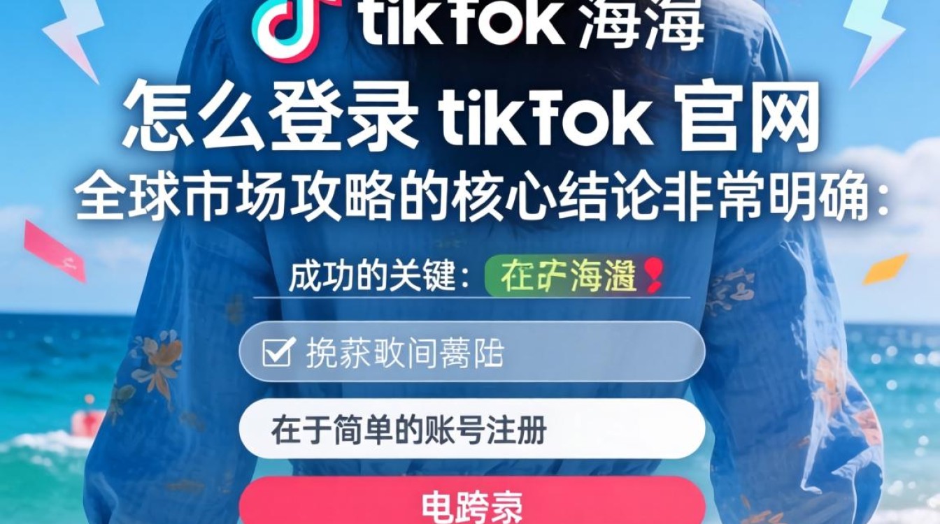 TikTok登录教程与全球市场攻略