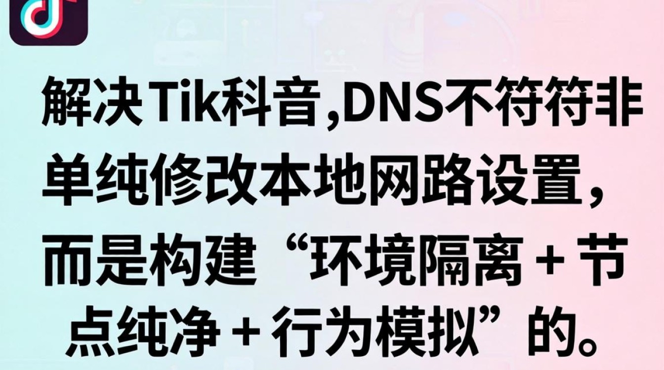 TikTok dns 不符怎么调