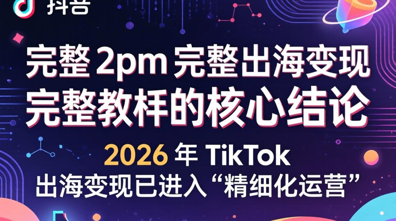 TikTok 2pm 完整出海变现教程
