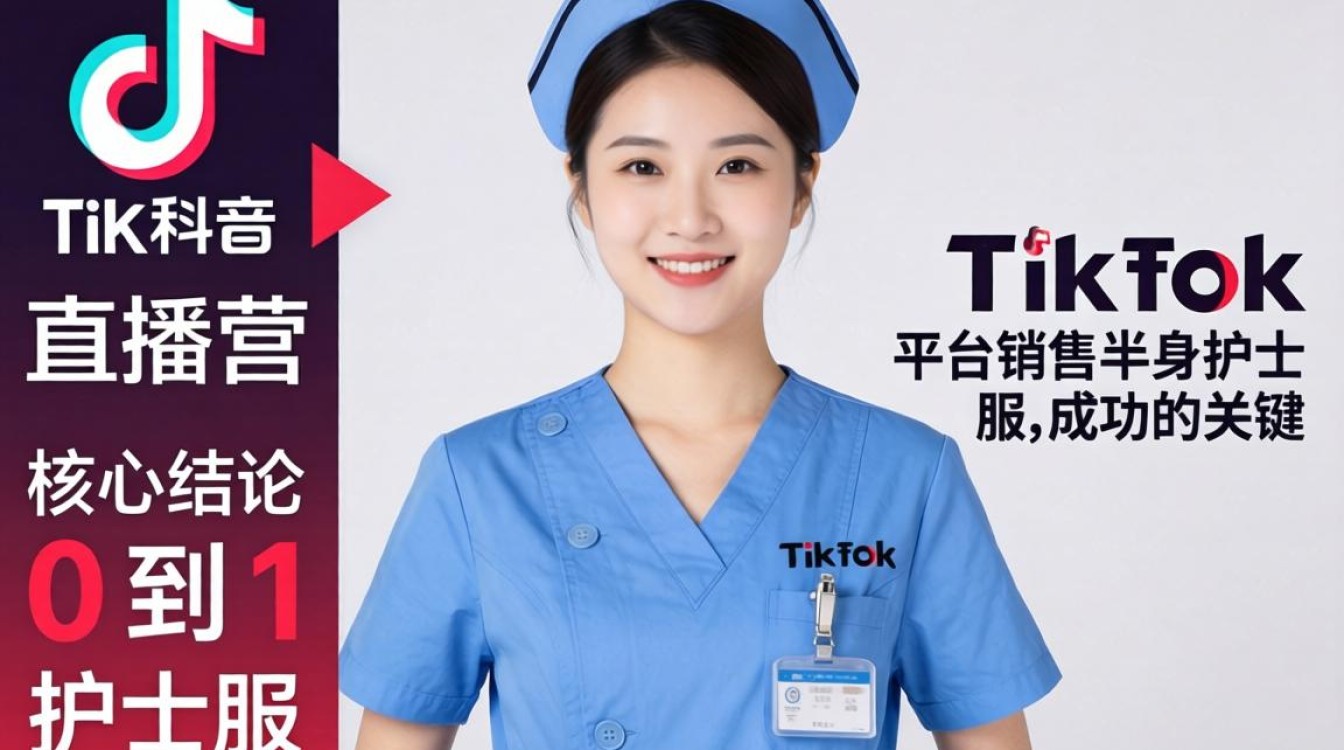 直播运营半身护士服tiktok从0到1全攻略