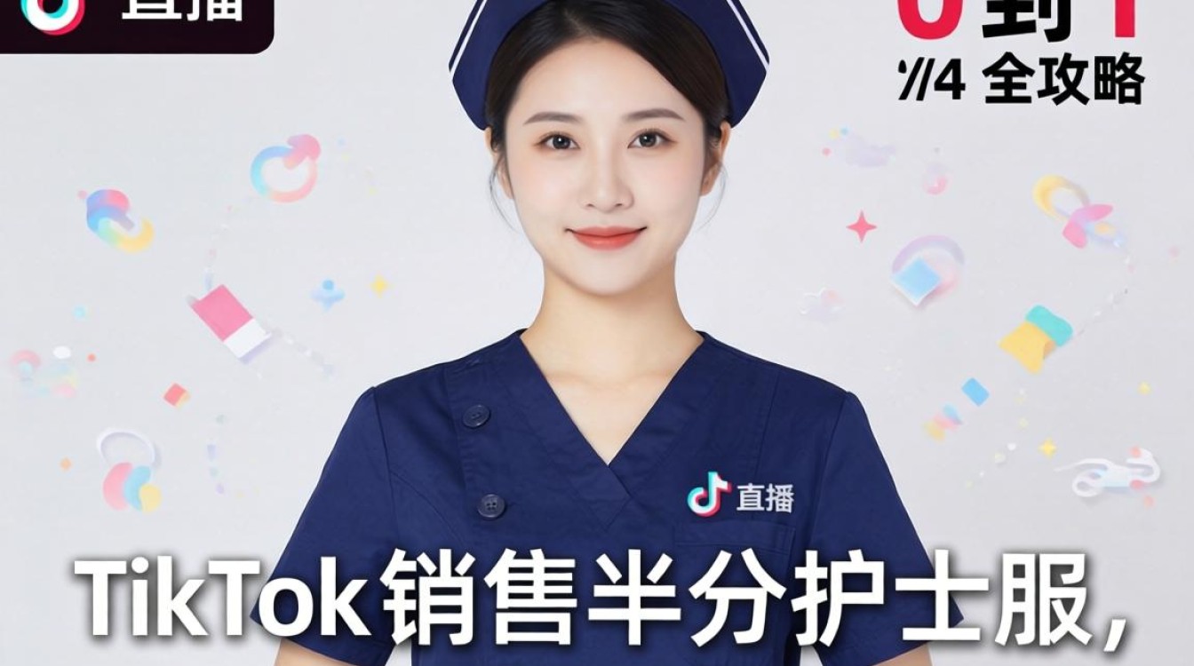 直播运营半身护士服tiktok从0到1全攻略