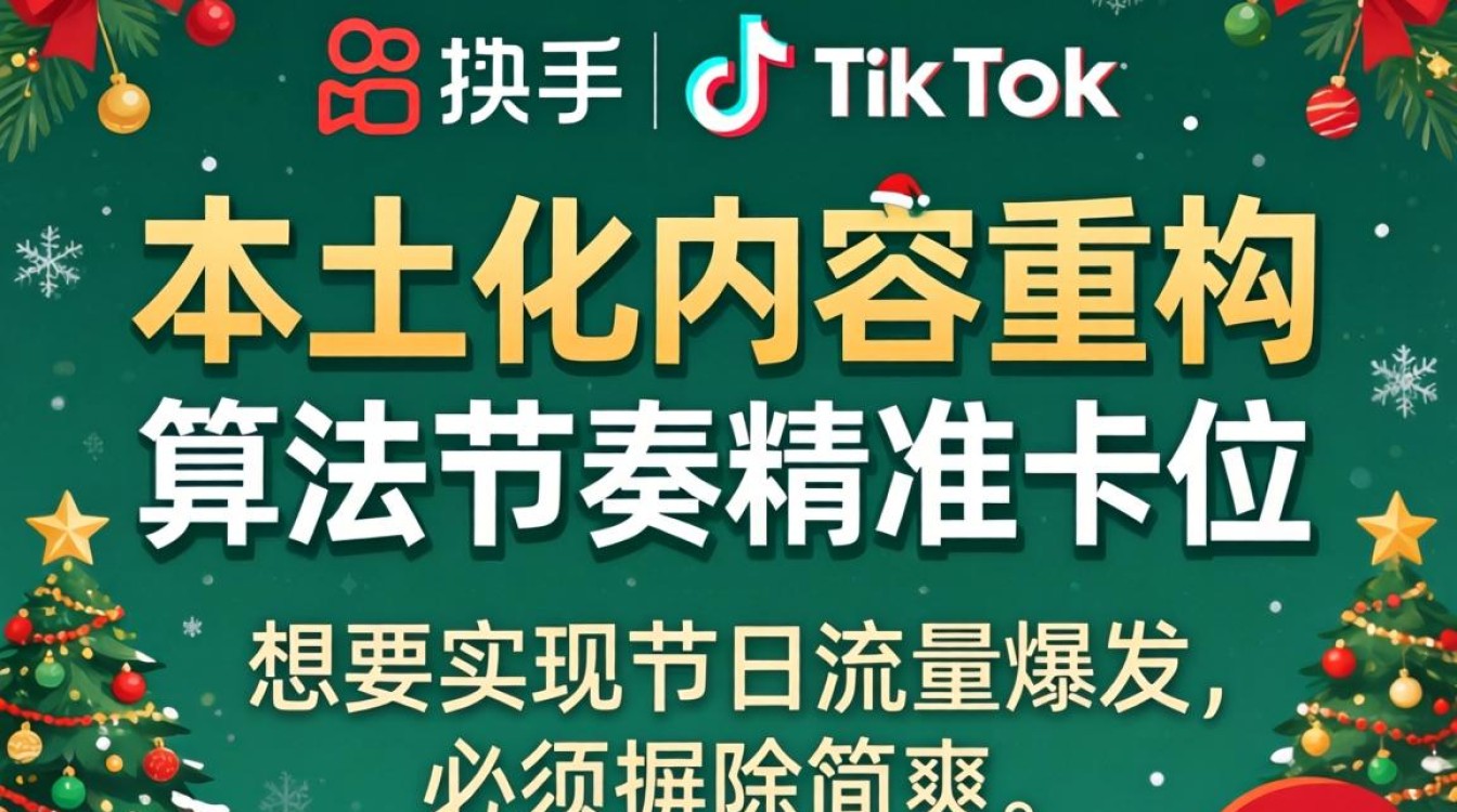 快手圣诞节快乐tiktok 运营攻略手把手教你