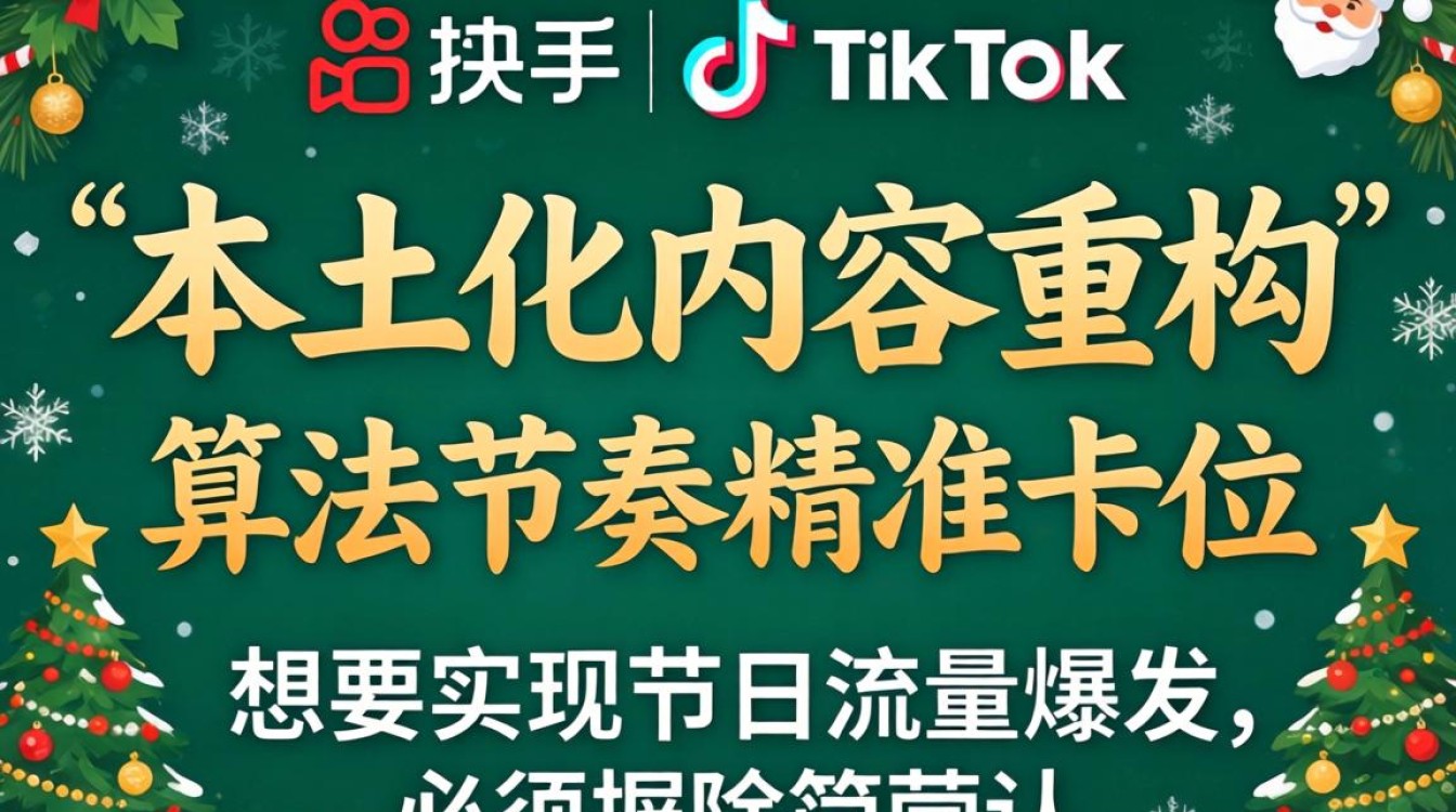 快手圣诞节快乐tiktok 运营攻略手把手教你