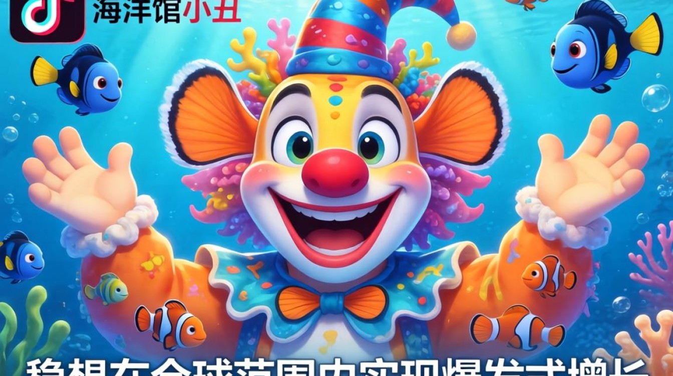 TikTok 海洋馆小丑全球账号粉丝增长秘籍