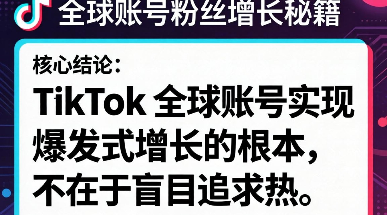 TikTok 描述性文件 全球账号粉丝增长秘籍