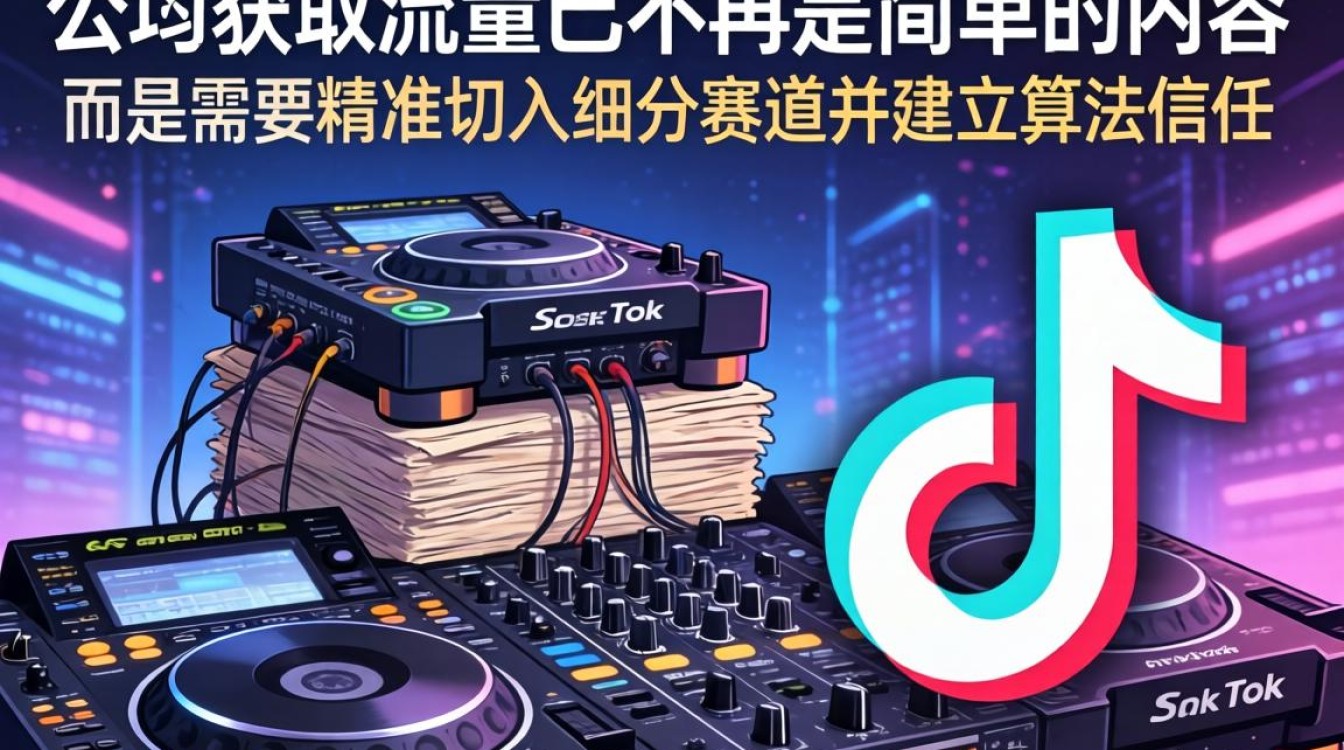 公域获取 TikTok 打碟舞怎么突破流量瓶颈