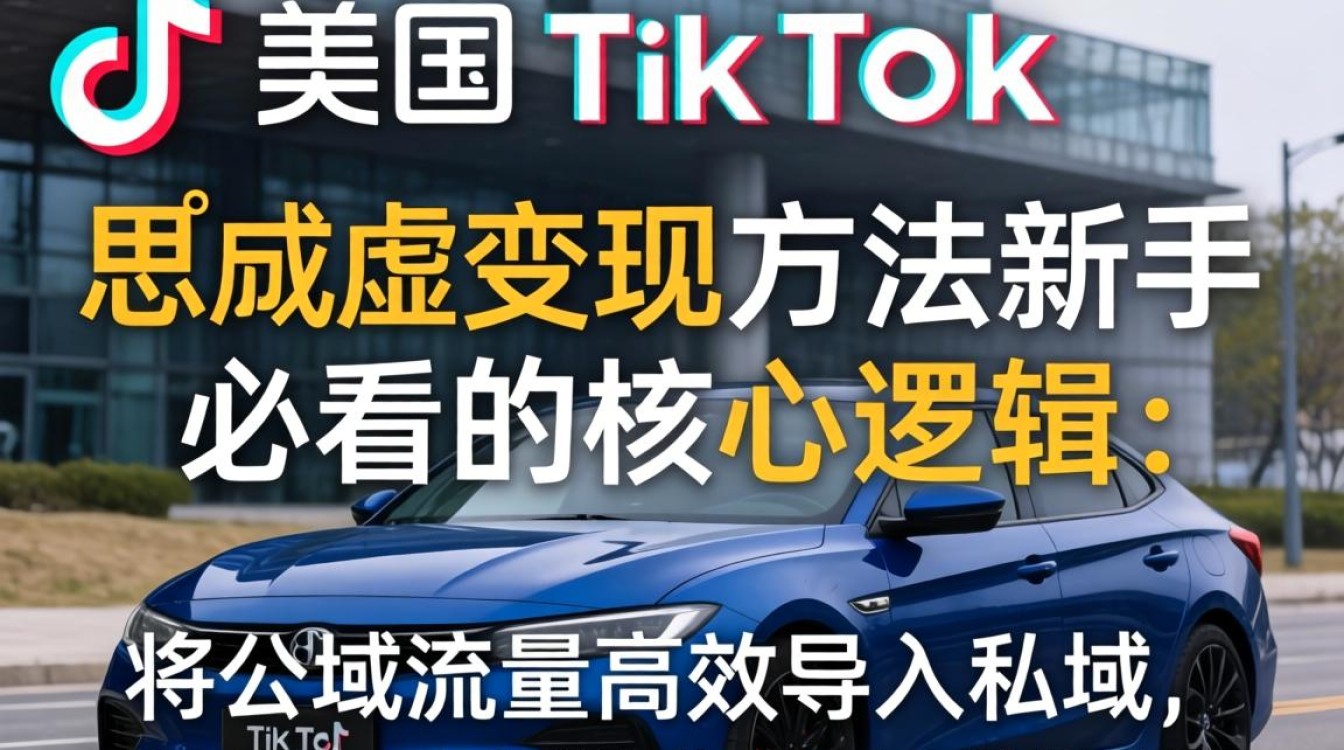 快手美区TikTok私域变现方法新手必看