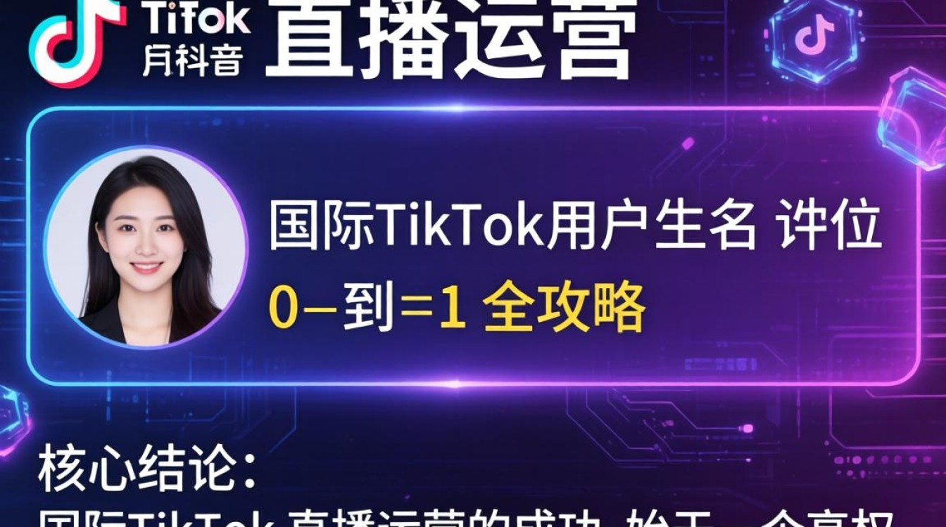直播运营国际TikTok用户名从0到1全攻略