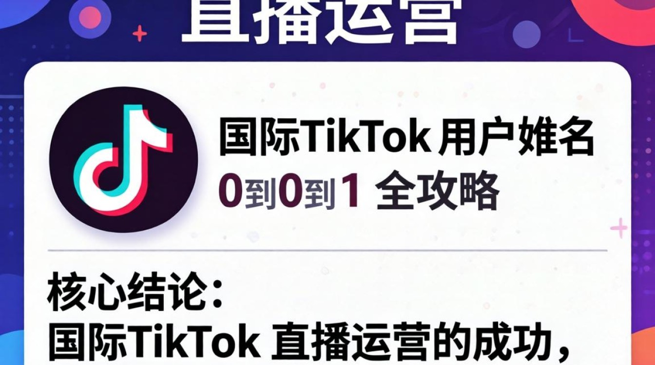 直播运营国际TikTok用户名从0到1全攻略