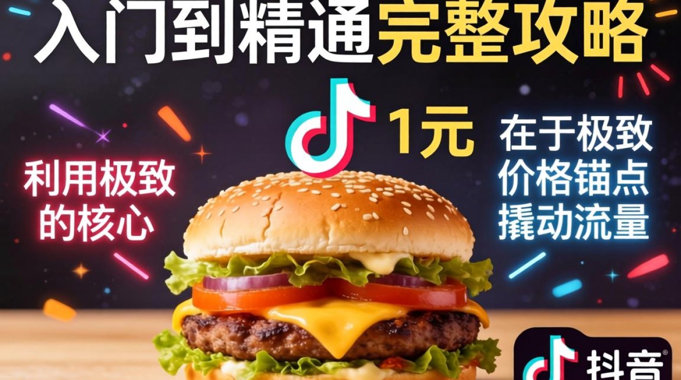 TikTok 1 元汉堡从入门到精通完整攻略