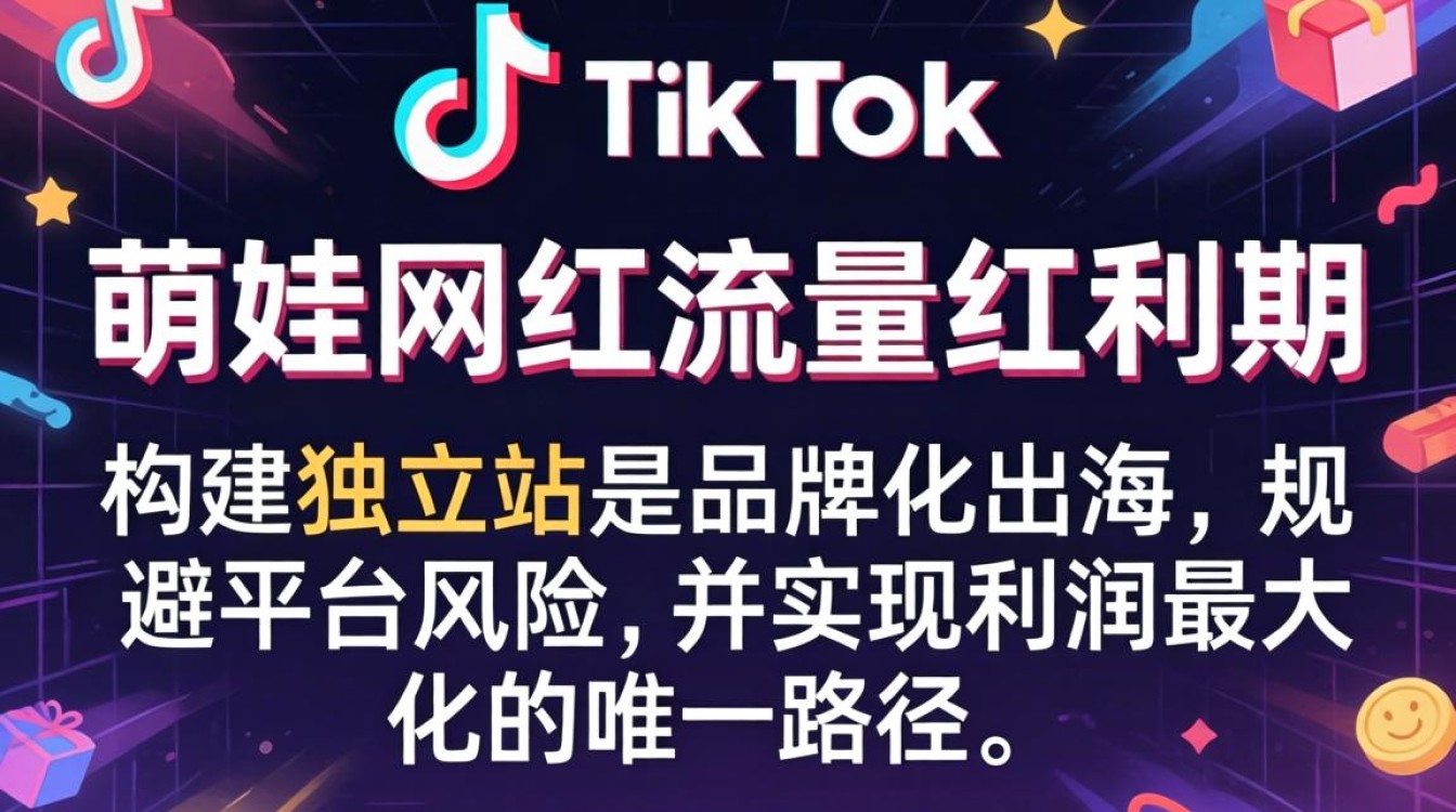 TikTok 萌娃网红如何独立站建站