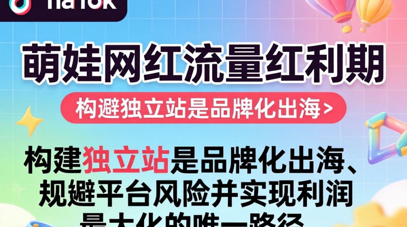 TikTok 萌娃网红如何独立站建站