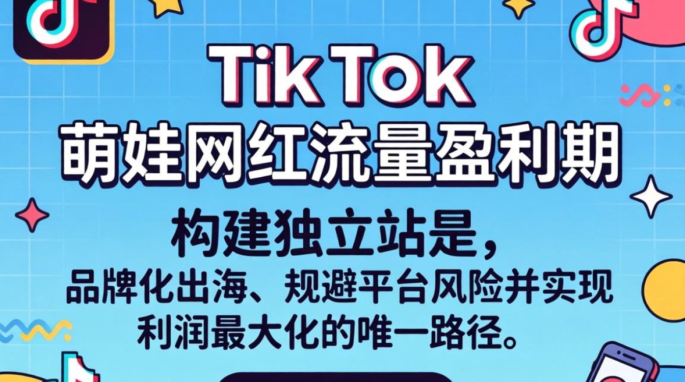 TikTok 萌娃网红如何独立站建站