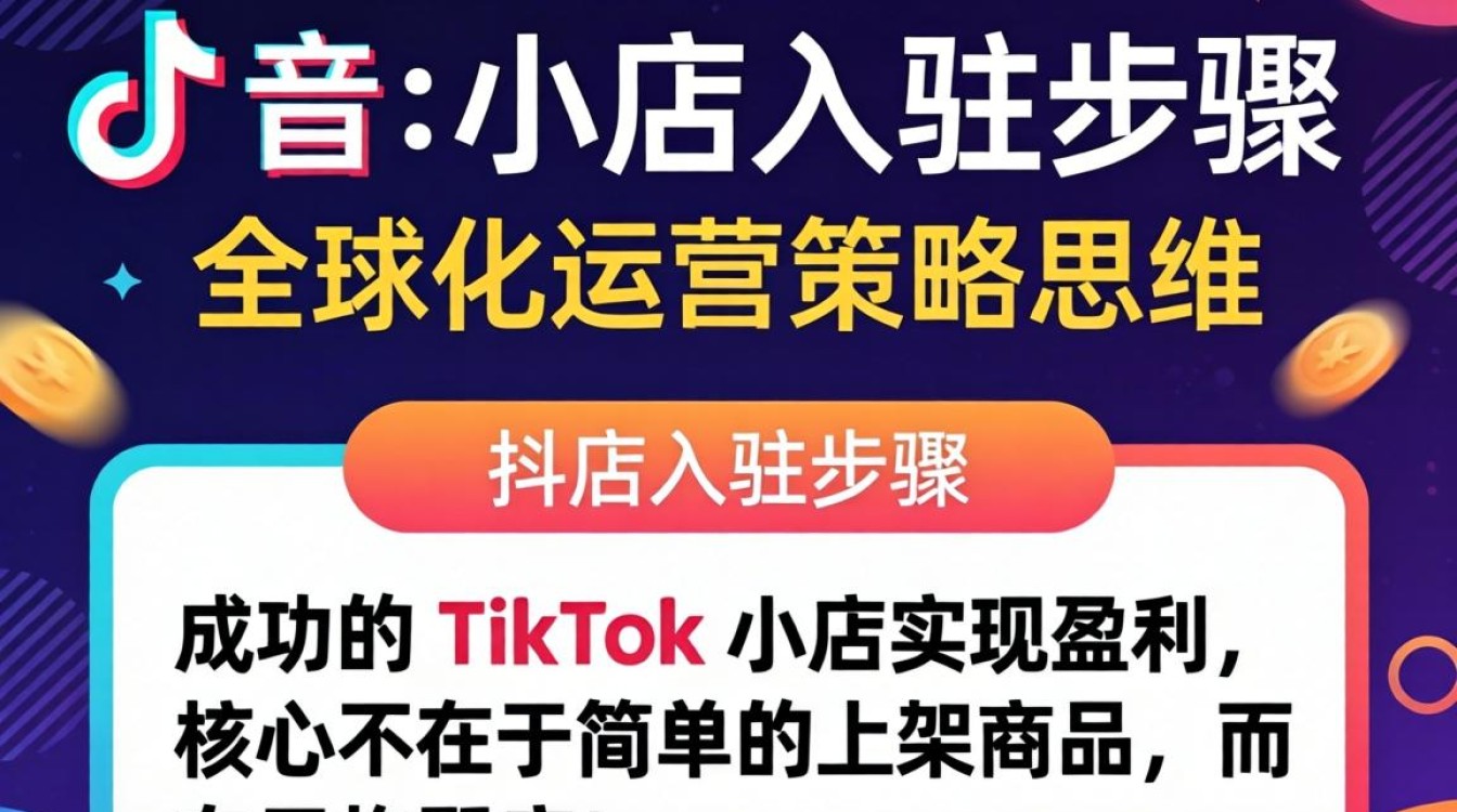 TikTok 小店入驻流程及全球化运营策略