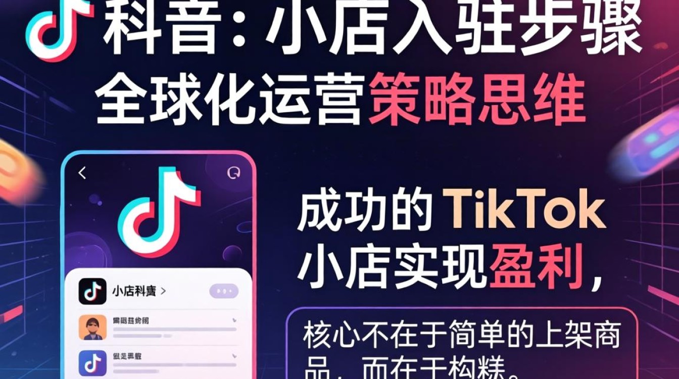 TikTok 小店入驻流程及全球化运营策略