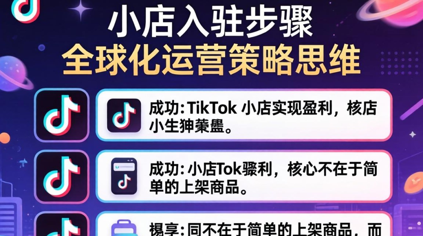 TikTok 小店入驻流程及全球化运营策略