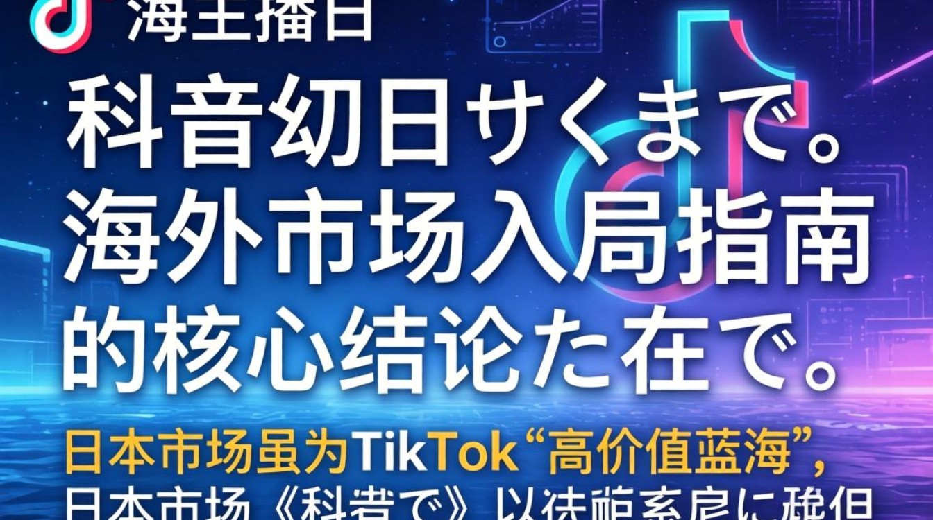 TikTok 日语主播招聘要求及海外运营指南