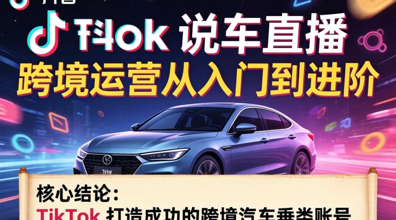 TikTok 说车博主跨境运营从入门到进阶