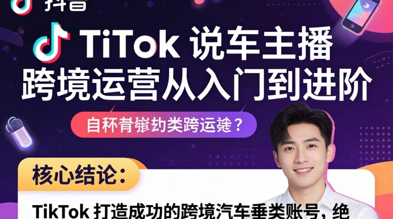 TikTok 说车博主跨境运营从入门到进阶