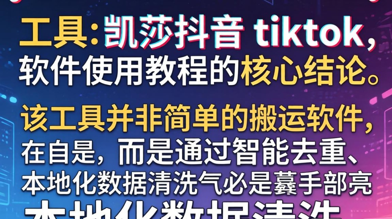 新手工具凯莎抖音 TikTok 软件使用教程