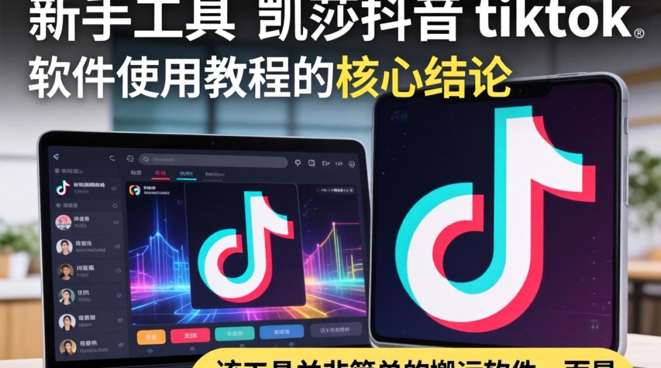 新手工具凯莎抖音 TikTok 软件使用教程