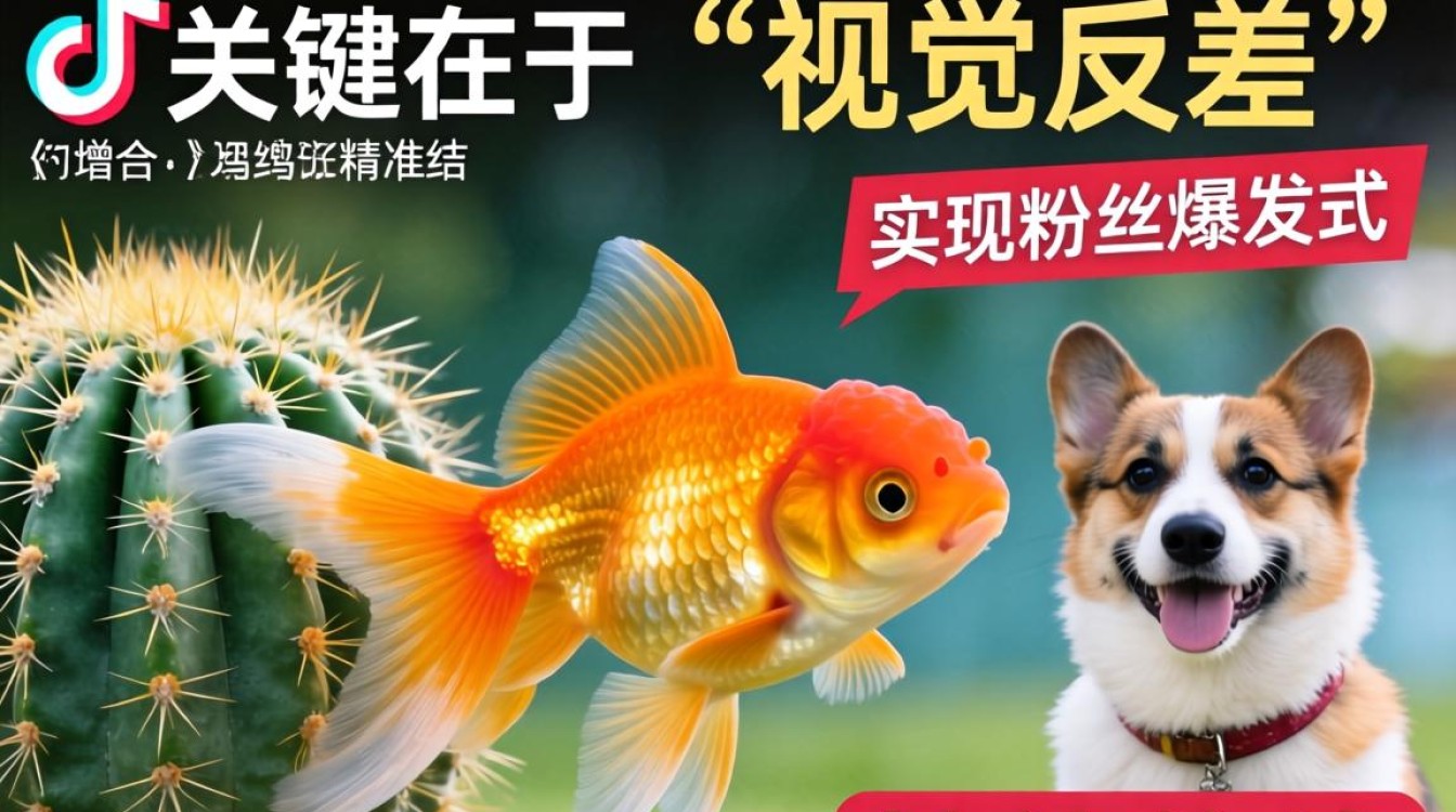TikTok 仙人掌金鱼怎么涨粉