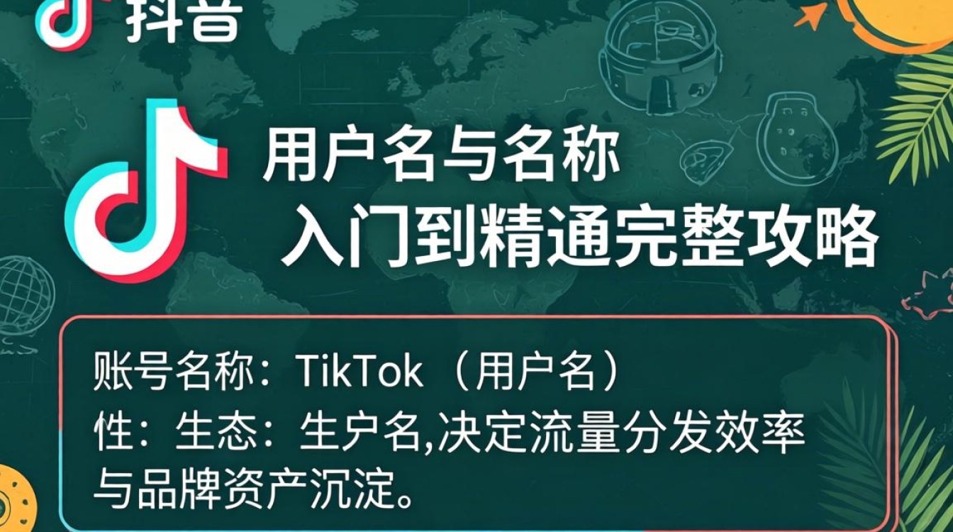 TikTok 名称用户名从入门到精通完整攻略