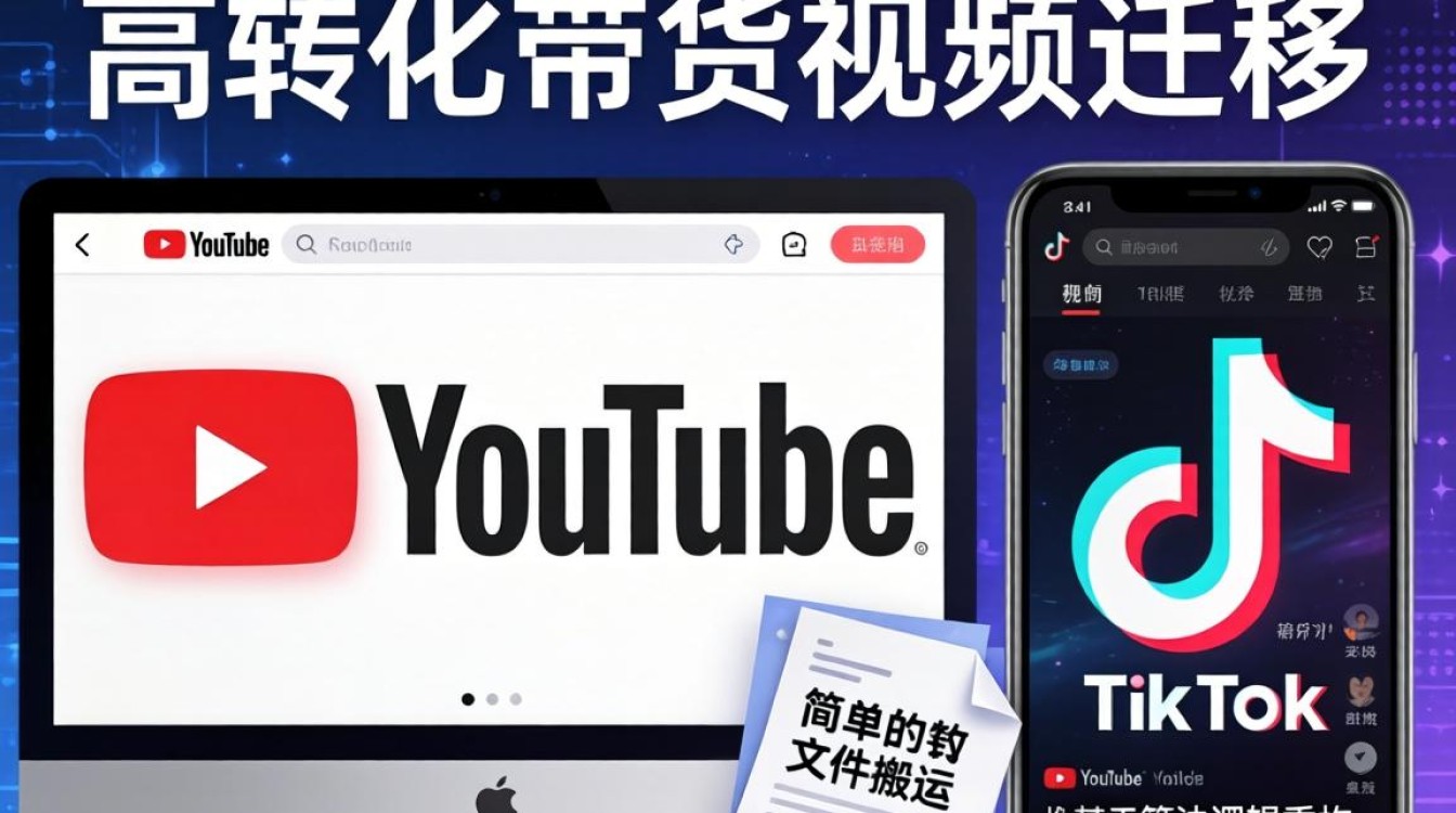 YouTube 带货视频发 TikTok 怎么操作