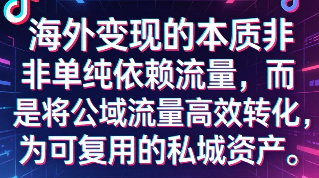 私域流量分享国外TikTok变现方法汇总