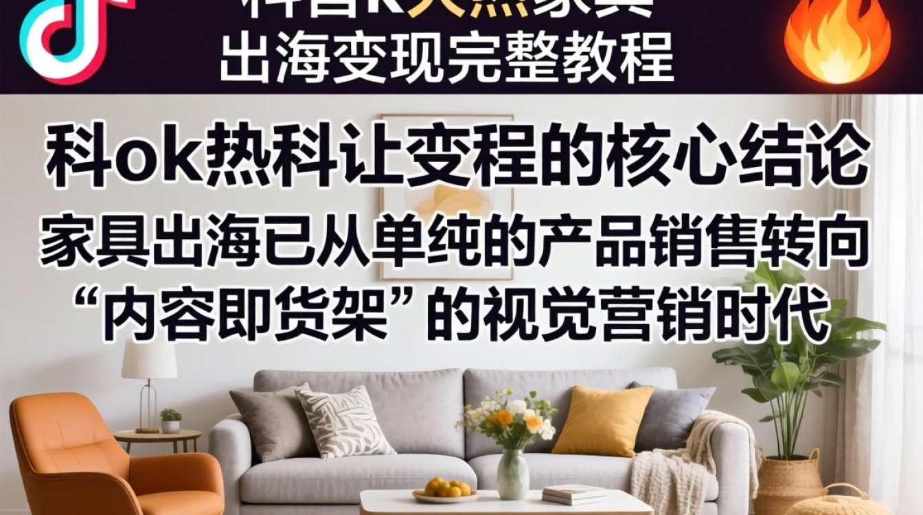 TikTok 最火的家具 出海变现完整教程