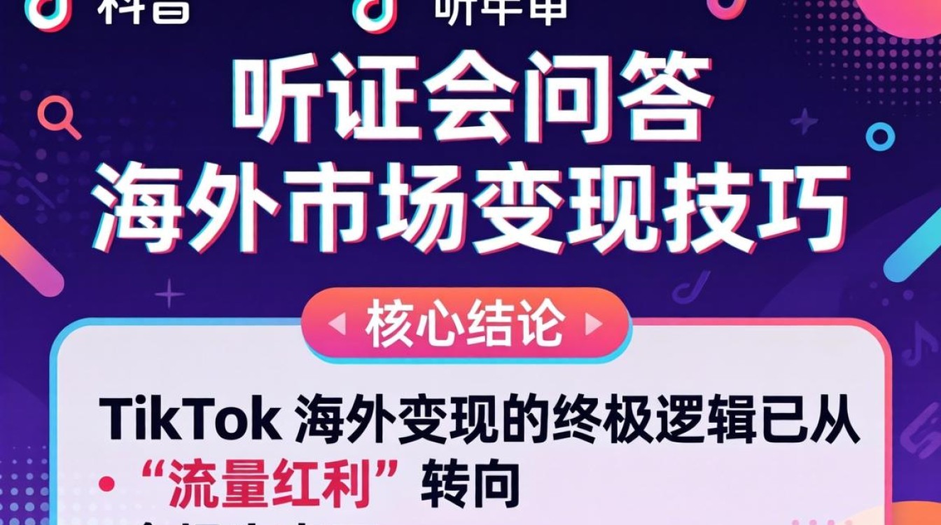 TikTok 海外市场变现技巧